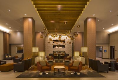 Downtown Denver Hyatt Warms Up With Modern Hotel Lighting