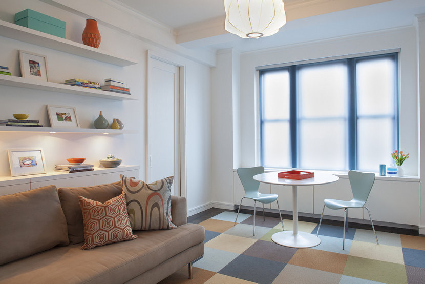 New York City apartment modern living room