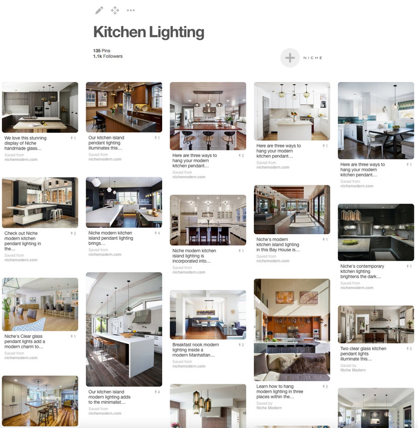 Niche Modern Kitchen Lighting Pinterest Board
