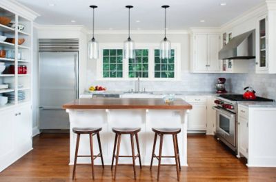 Modern Kitchen Island Glass