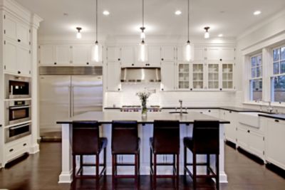 Niche Modern Kitchen Island Lighting Illuminates Custom Seattle Home